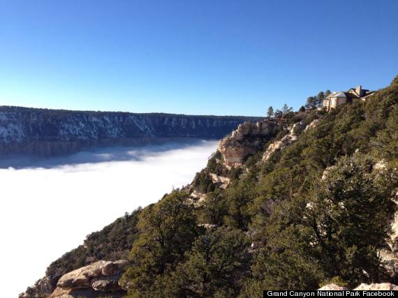 grand canyon fog