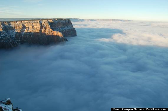 grand canyon fog