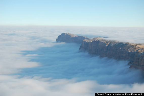 grand canyon fog