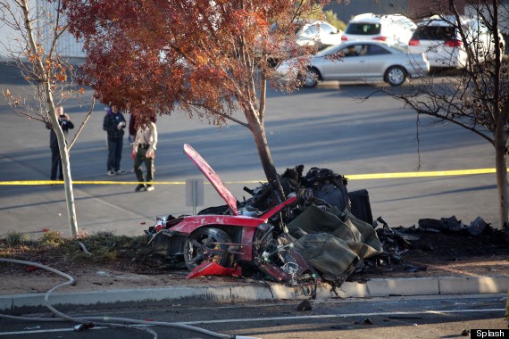 paul walker crash site