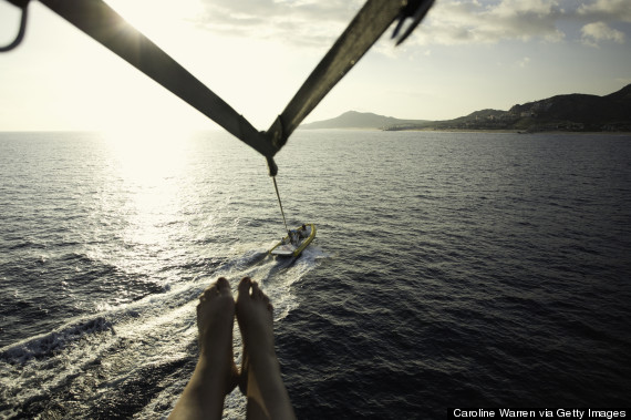 parasailing