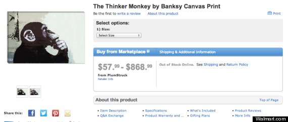 banksy monkey