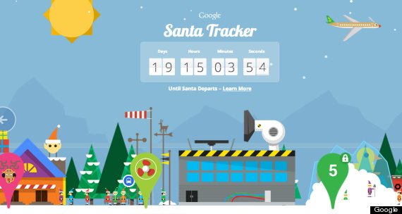 google santa tracker