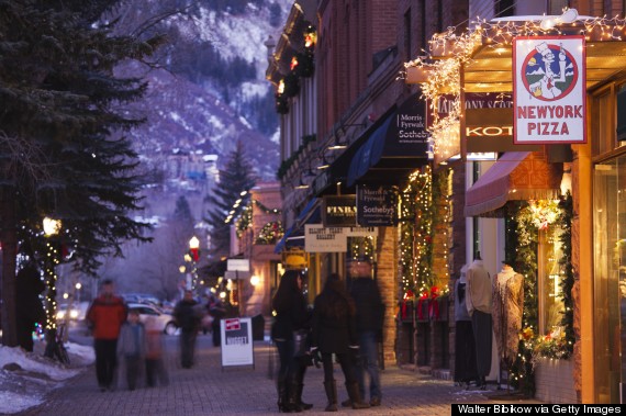 aspen town winter