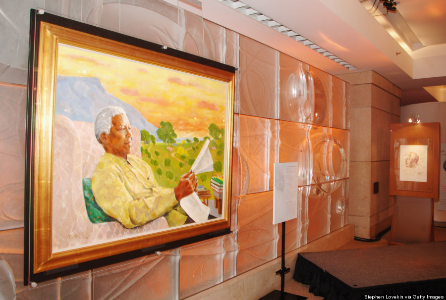 nelson mandela art tribute