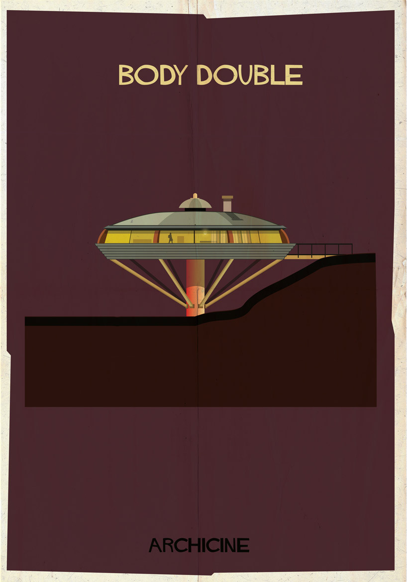 Clever Illustrations Pay Homage To The Architecture Of Classic Films
