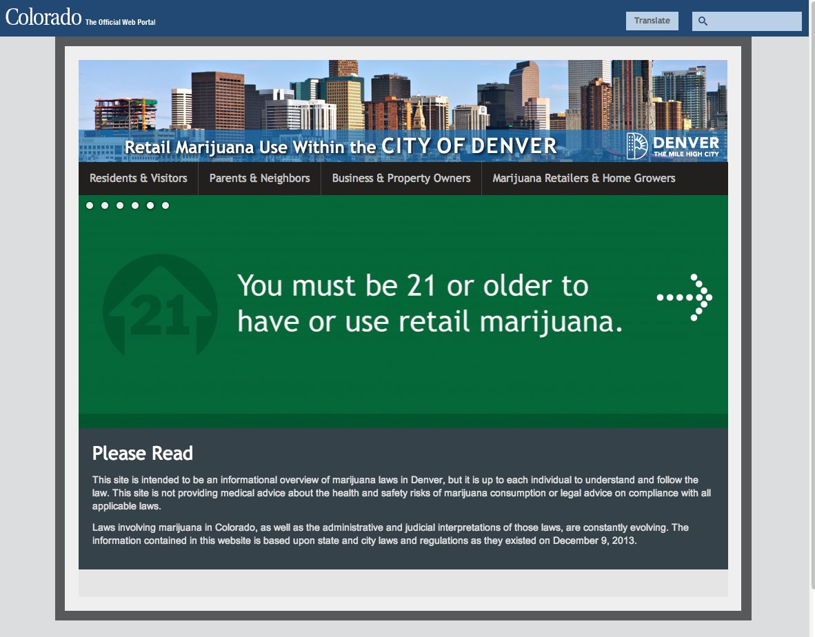 marijuana website denver