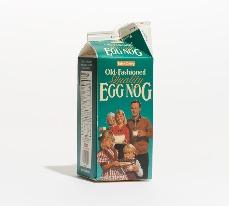 The Eggnog Project, A Collection of Questionably-Designed Egg Nog Cartons