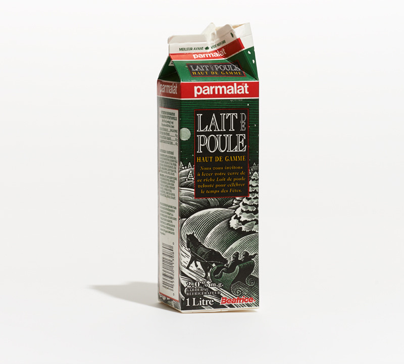 The Eggnog Project, A Collection of Questionably-Designed Egg Nog Cartons