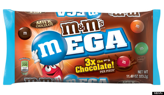 M&M's Mega -- with three times as much chocolate -- hits stores