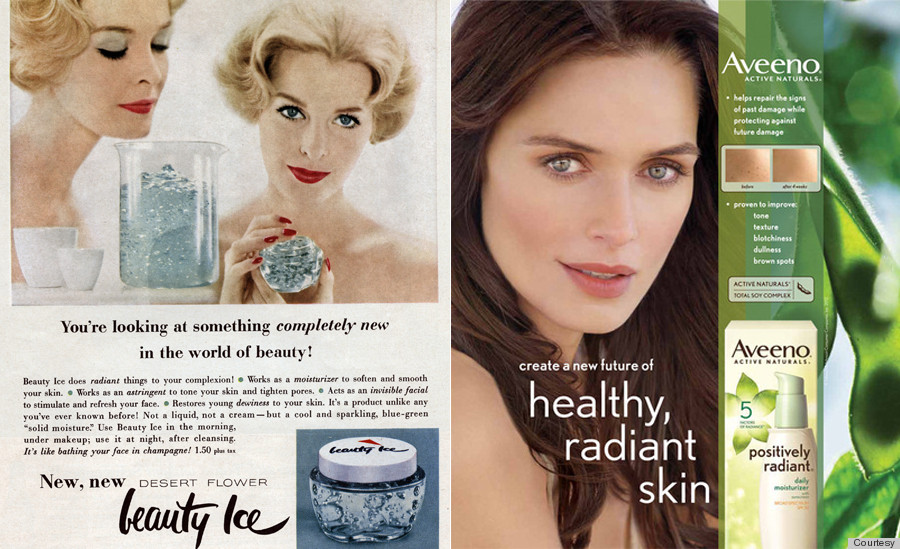 natural beauty product advertisements