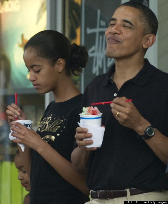 obama shave ice