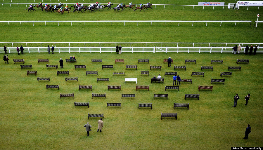 hurdle race at newbury