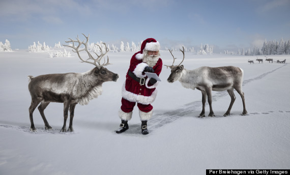 santa reindeer