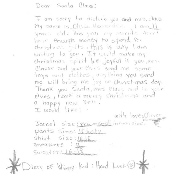 santa letter