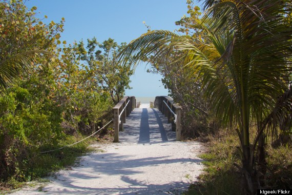 sanibel beach boardwalk
