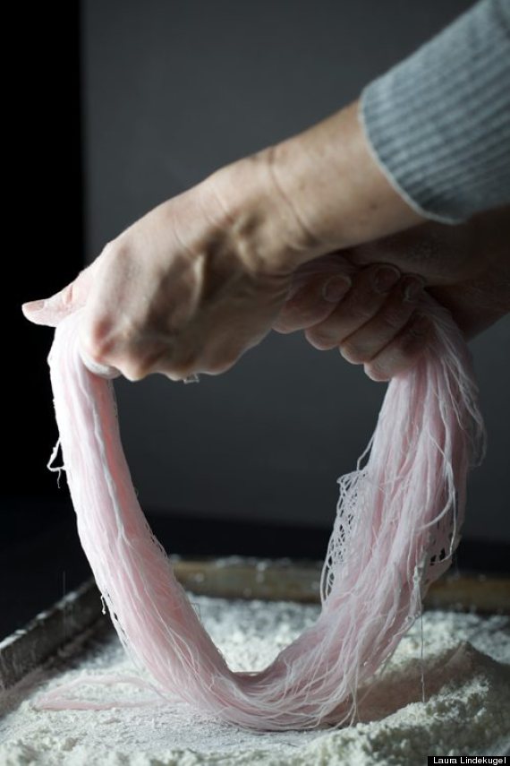 hand pulled cotton candy