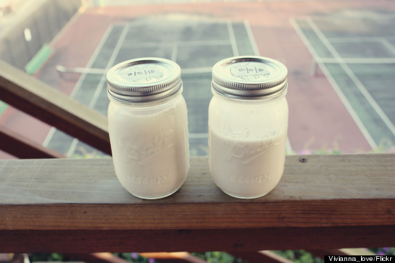 homemade almond milk