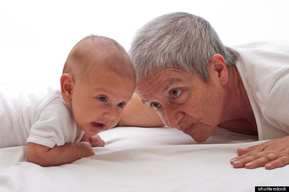 grandparents playing with grandsons