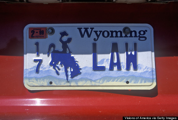 wyoming license plate
