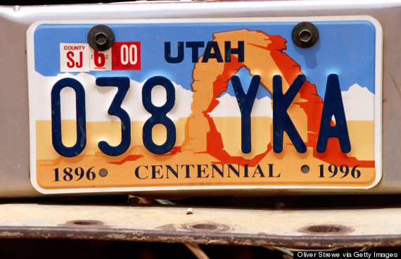 utah license plate