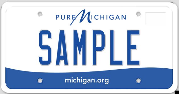 michigan license plate