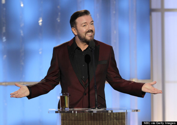 ricky gervais golden globes