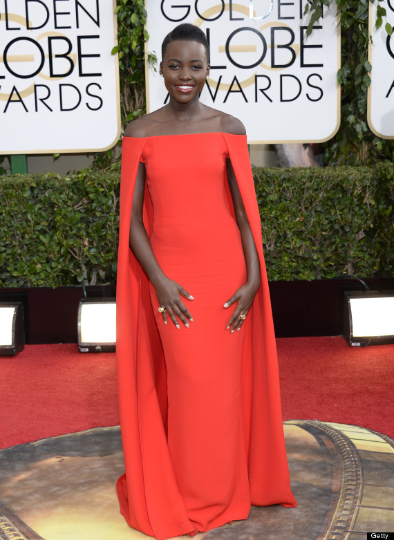 lupita nyongo golden globes dress