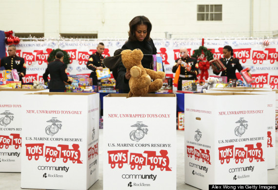 michelle obama toys for tots