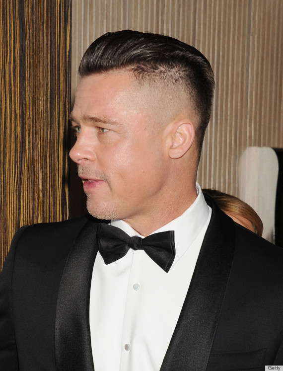 brad pitt new hair