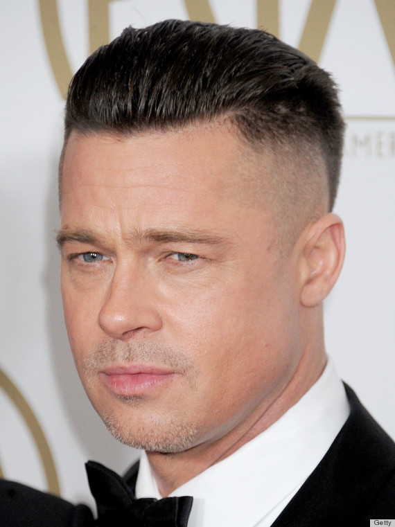 brad pitt new hair