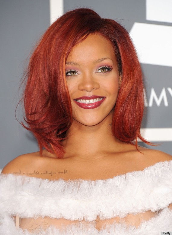 rihanna grammys hair