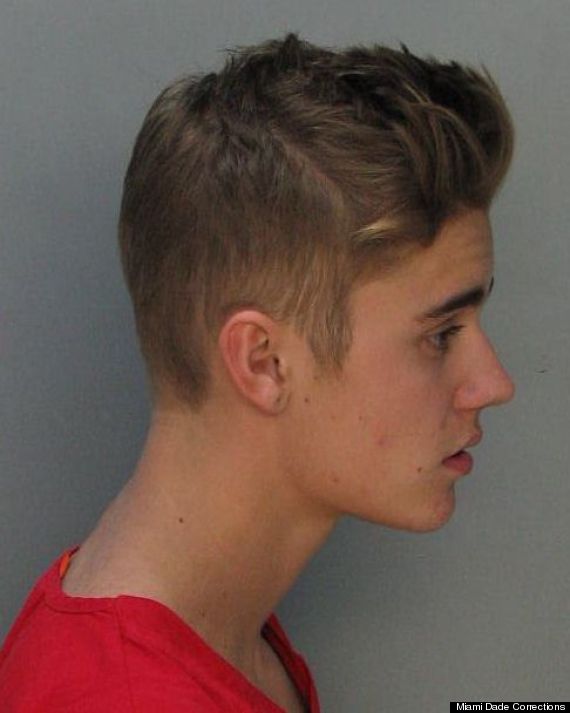 justin bieber mugshot