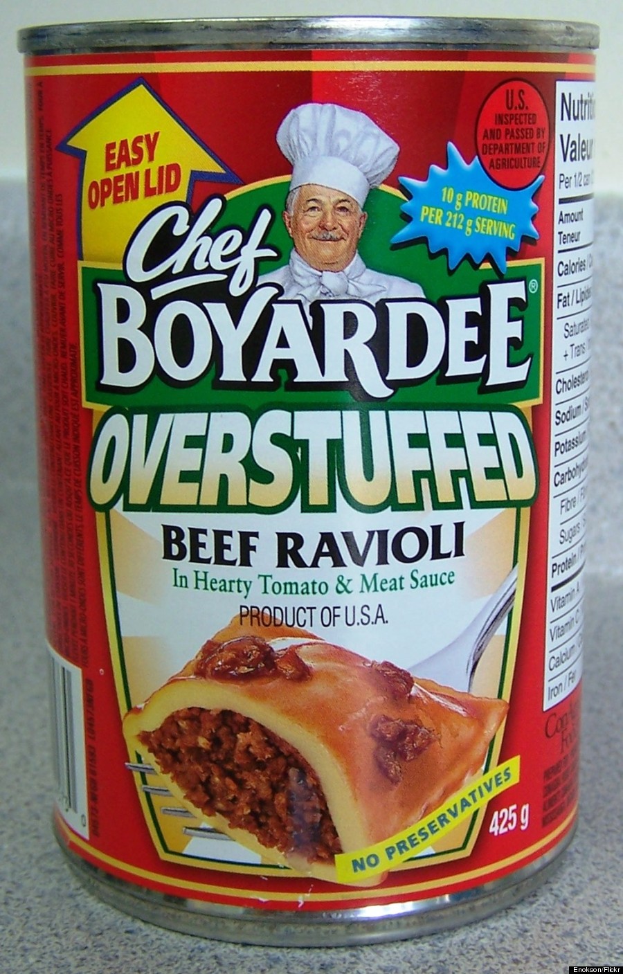 canned ravioli