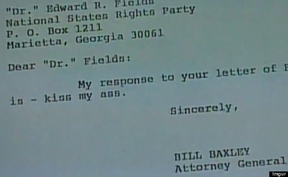 bill baxley letter