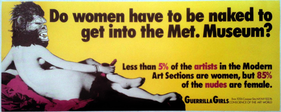 Resultado de imagen para guerrilla girls posters