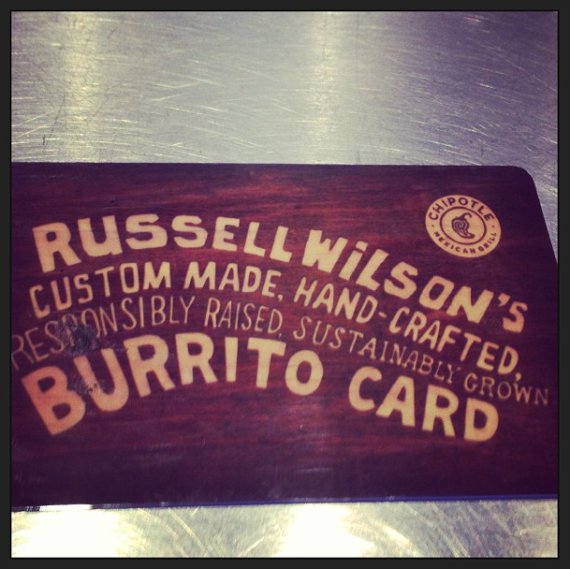 Chipotle Unlimited Burrito Card Burrito Walls