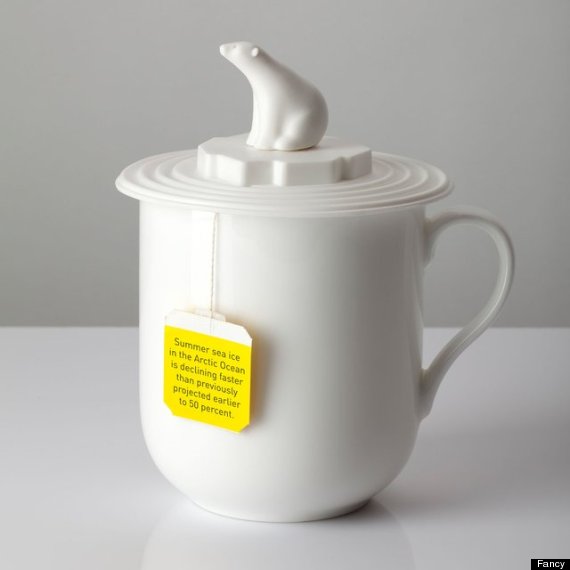 polar bear mug lid
