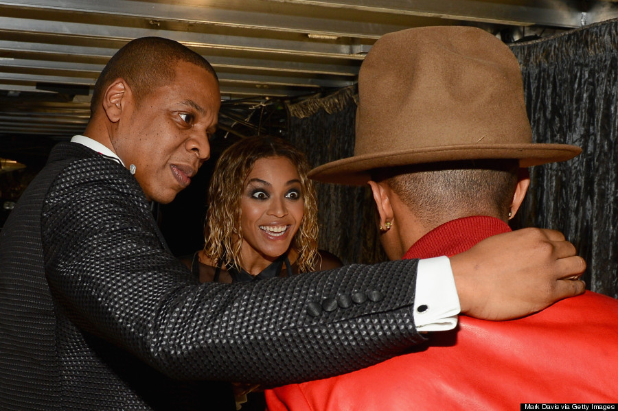 Beyonce Had The Best Reaction To Pharrell's Grammys 2014 Hat (PHOTO)