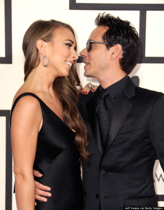 Marc Anthony And Girlfriend Chloe Green Show Some PDA At.