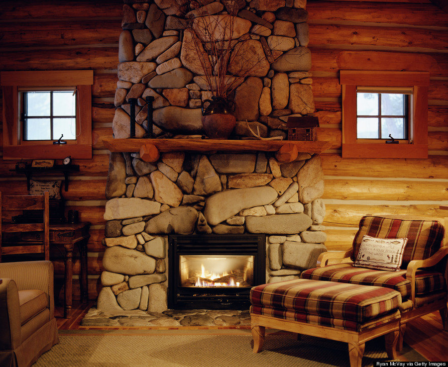 cozy fireplace