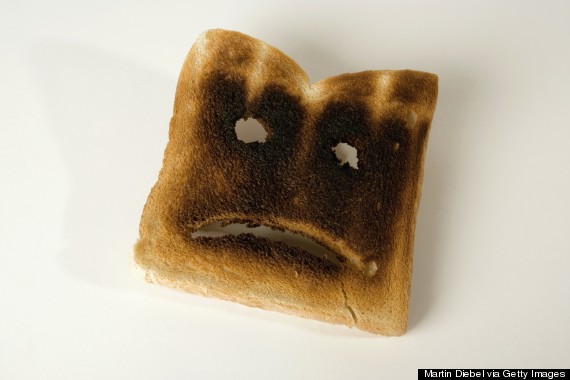 burnt toast