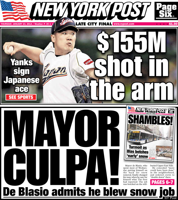 new york post front page
