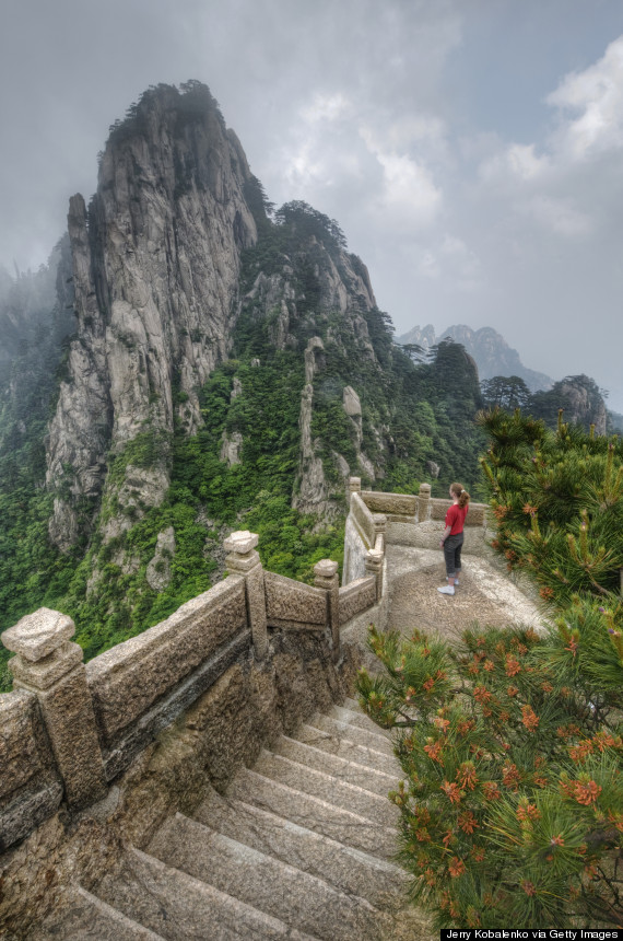 huangshan stairs china