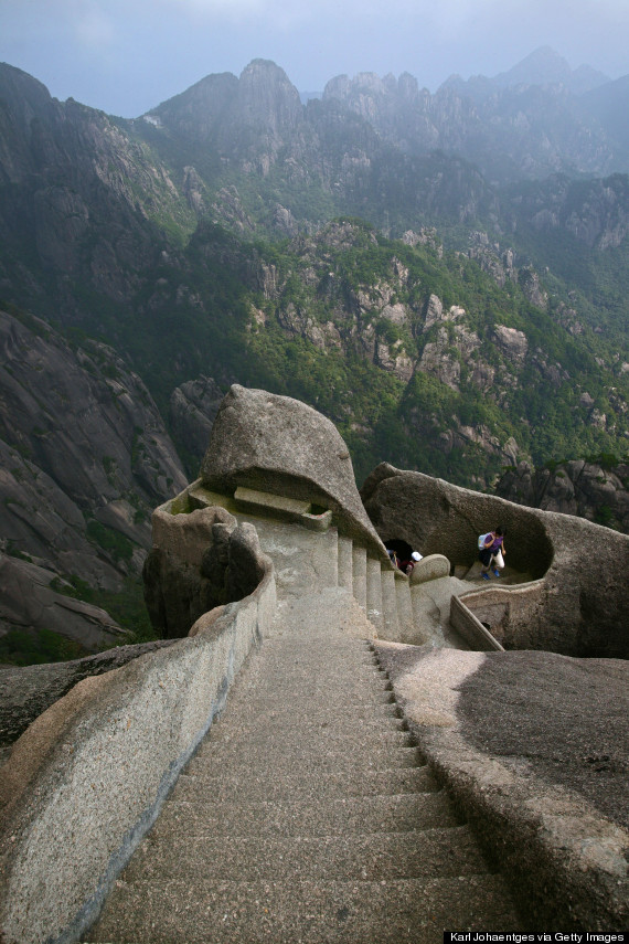 huangshan steps china