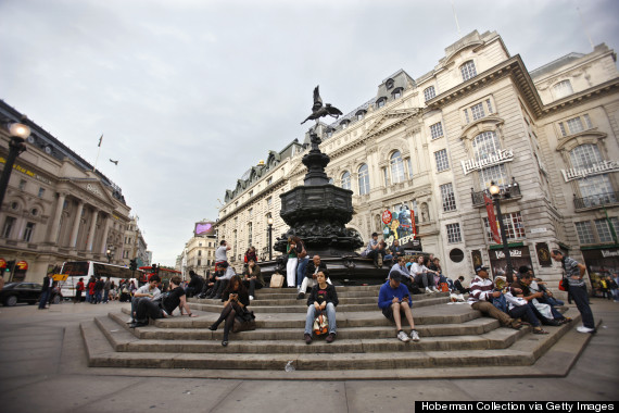 eros statue picadilly