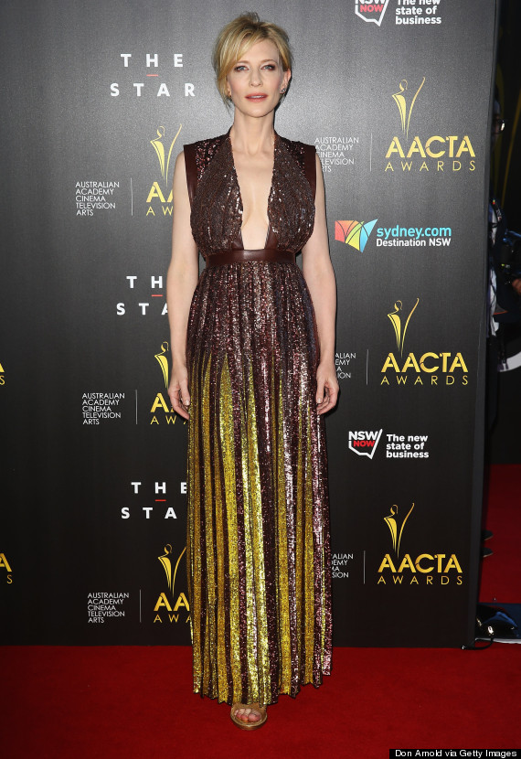 Cate Blanchett is beautiful in blue at the AACTA Awards :: Cate Blanchett  fashion photos