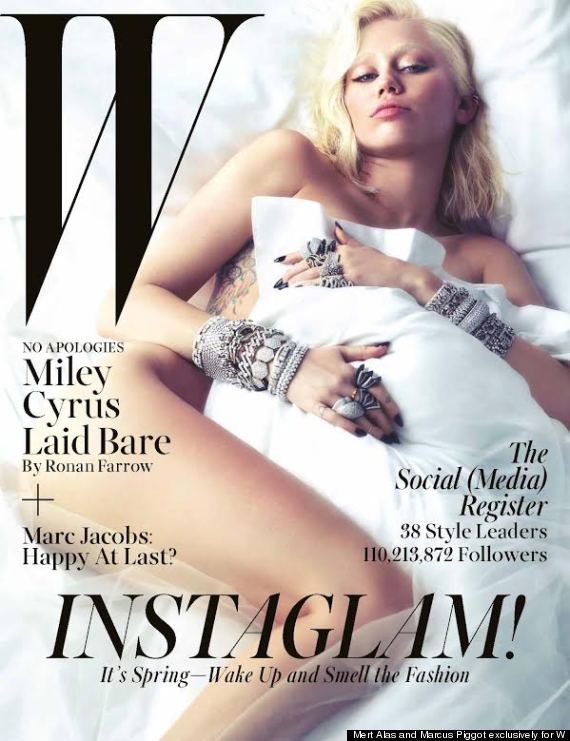 miley cyrus w magazine