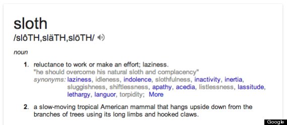 sloth definition