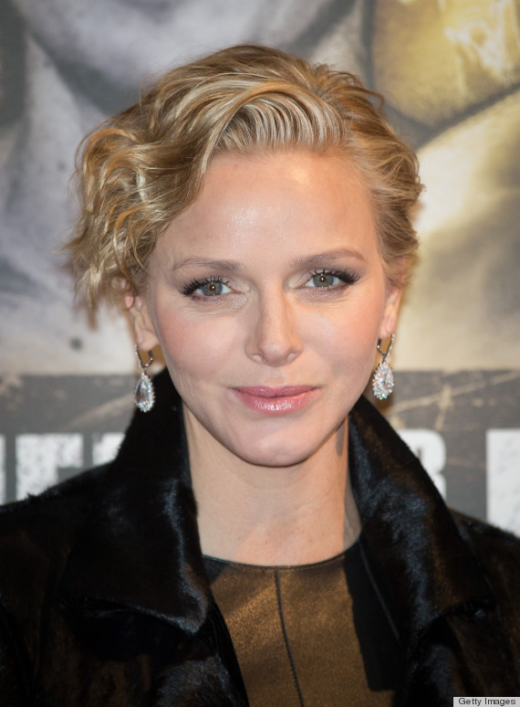 Princess Charlene's Side-Swept Waves Is Her Best Short Hairstyle... So Far  (PHOTOS) | HuffPost Life